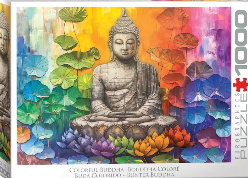 Colorful Buddha Puzzel (1000 stukjes)