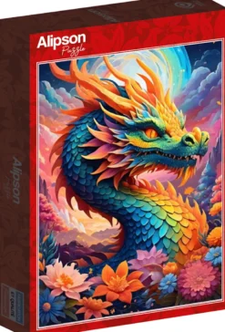 Colorful Dragon Puzzel (1000 stukjes)