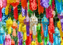 Colorful Lanterns Puzzel (500 stukjes)