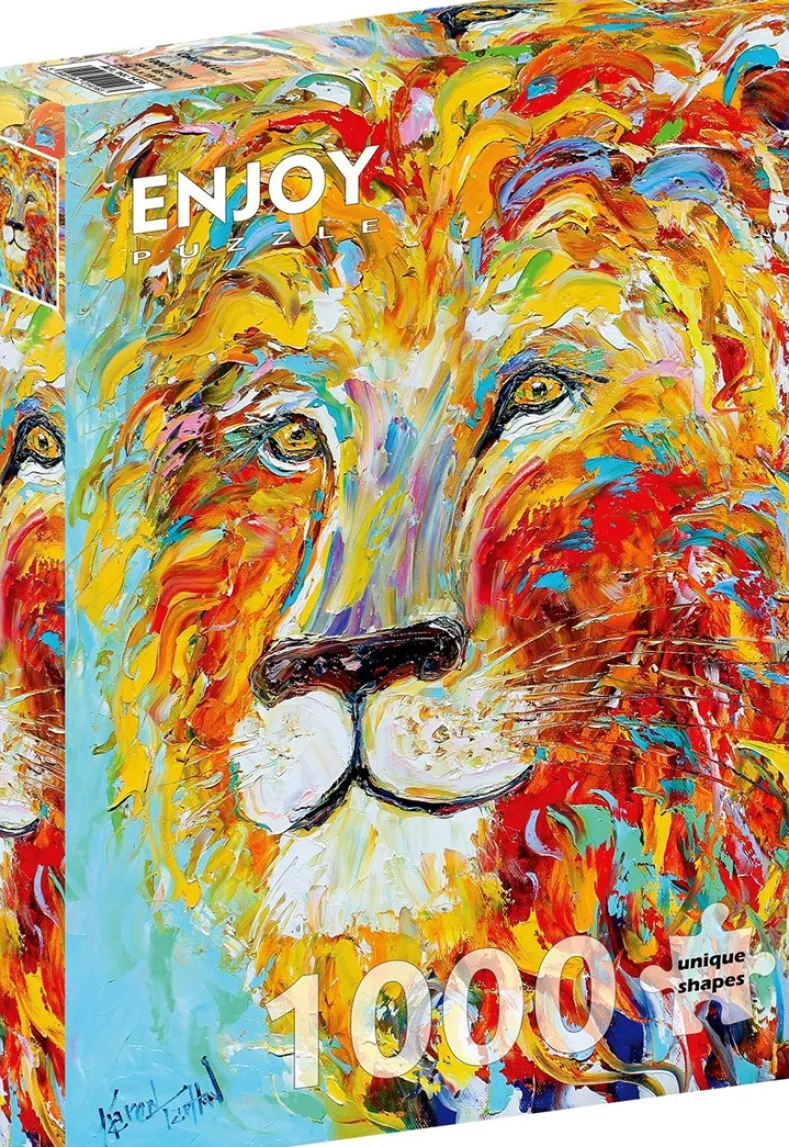 Colorful Lion Puzzel (1000 stukjes)