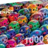 Colorful Skulls Puzzel (1000 stukjes)