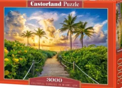 Colorful Sunrise in Miami Puzzel (3000 stukjes)
