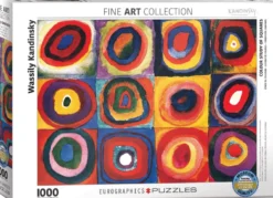 Colour Study of Squares - Wassily Kandinsky Puzzel (1000 stukjes)