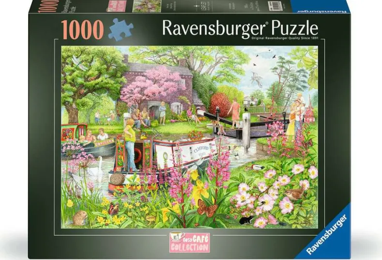 Cosy Cafe No 4 - River Cafe Puzzel (1000 stukjes)