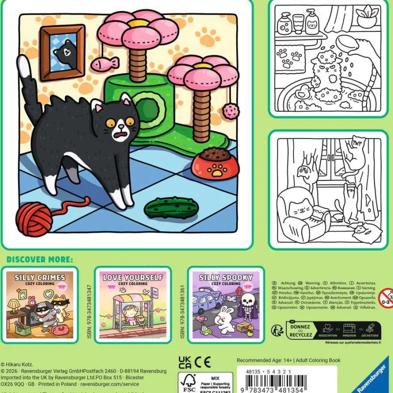 Cozy Coloring - Naughty Cats