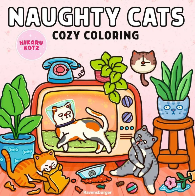 Cozy Coloring - Naughty Cats