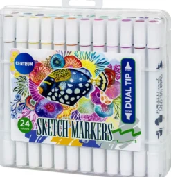 Cozy - Sketch Alcoholmarkers Dual-Tip (24 stuks)