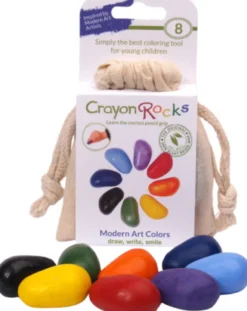 Crayon Rocks - Cotton 8 Colors Modern Art