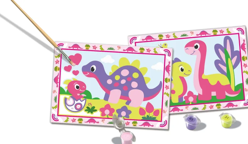 CreArt - Colorful Dino's
