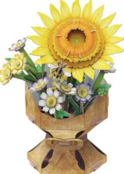 CubicFun 3D Puzzel - Flower Bouqet Zonnebloem (102 stukjes)