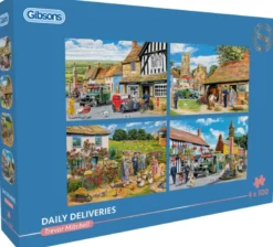 Daily Deliveries Puzzel (4x500 stukjes)