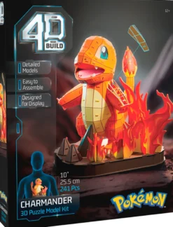 4D Build Pokemon - Charmander 3D Bouwpakket (241 stukjes)