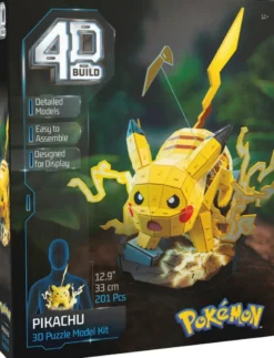 4D Build Pokemon - Pikachu 3D Bouwpakket (201 stukjes)