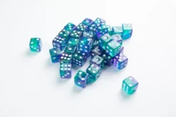 D6 Dice Set - Galaxy Series Neptune (36 stuks)