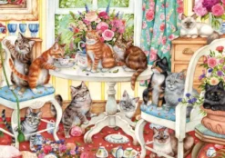 Debbie Cook - Tails from the Tea Party Puzzel (500 stukjes)