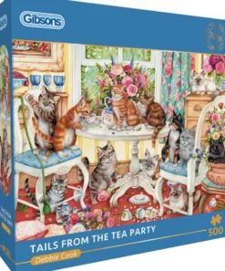 Debbie Cook - Tails from the Tea Party Puzzel (500 stukjes)