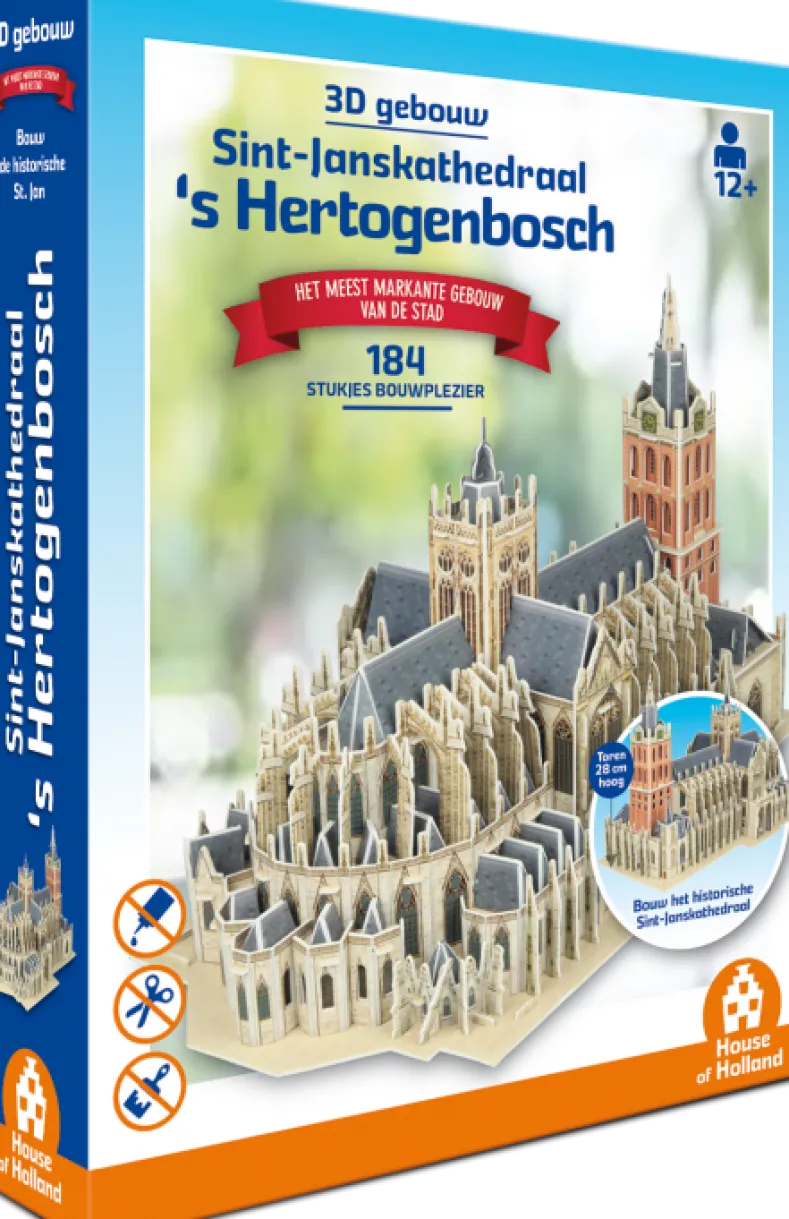 3D Gebouw - Sint-Janskathedraal Den Bosch (184 stukjes)