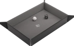 Dice Tray Magnetic Rectangular - Zwart / Grijs