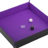Dice Tray Magnetic Square - Zwart / Paars