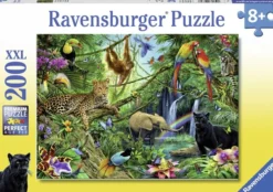 Dieren In De Jungle Puzzel (200 XXL stukjes)