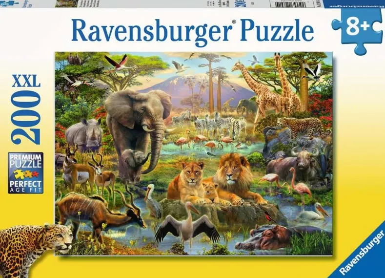 Dieren van de Savanne Puzzel (200 XXL stukjes)