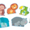 Dierlijke Familie Puzzel (2 stukjes)