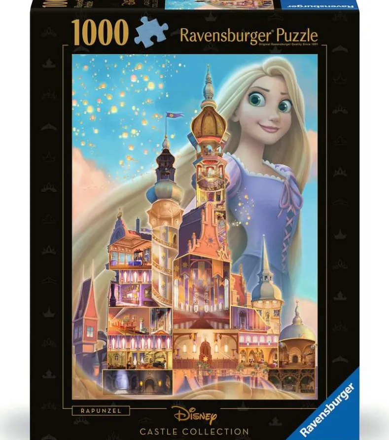 Disney Castles - Rapunzel Puzzel (1000 stukjes)