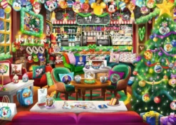 Disney Christmas Café Puzzel (1000 stukjes)