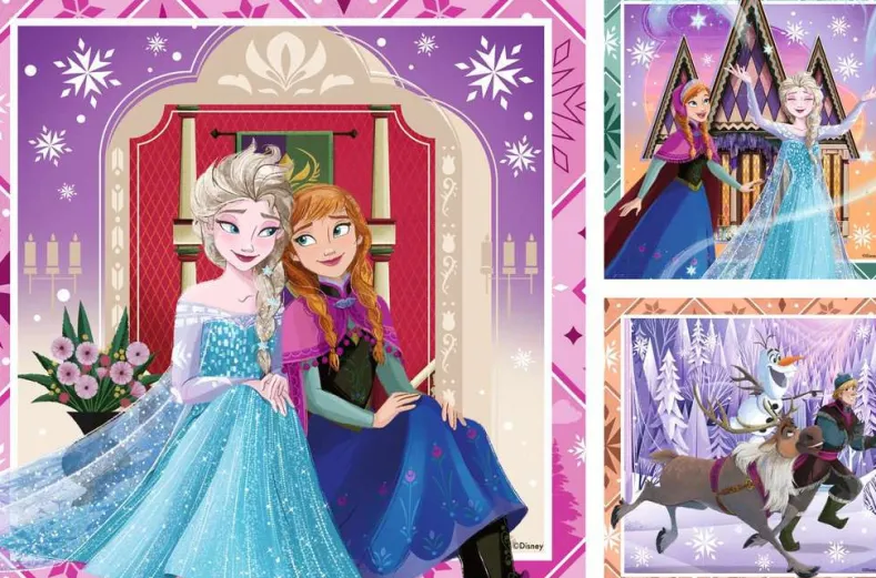 Disney Frozen Puzzel (3x49 stukjes)