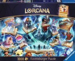 Disney Lorcana – Glimmers of the Realm – Sapphire Puzzel (1000 stukjes) Incl. Lorcana Promo