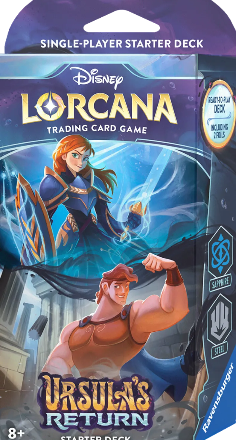Disney Lorcana TCG - Ursula's Return Starter Anna & Hercules