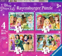 Disney Princess Puzzel (4 in 1)