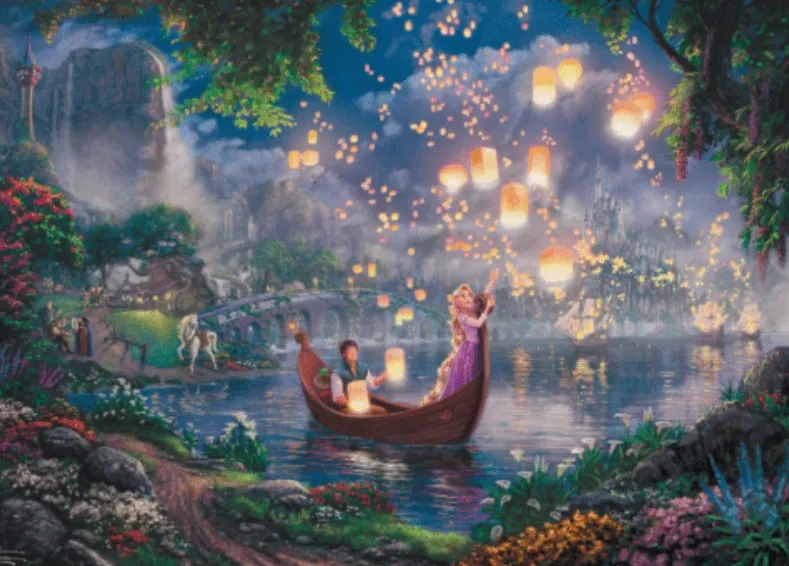 Disney Rapunzel Puzzel (1000 stukjes)