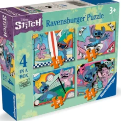 Disney - Stitch 4-in 1 Puzzel (12, 16, 20, 24 stukjes)