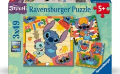Disney - Stitch Puzzel (3x49 stukjes)