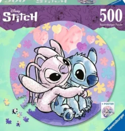 Disney Stitch Ronde Puzzel (500 stukjes)
