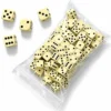 Dobbelsteen 16 mm Creme-Wit (100 stuks)