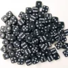 Dobbelstenen 16mm - Zwart (100 stuks)