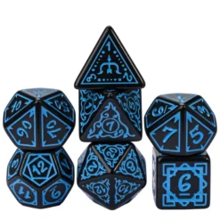 Dobbelstenen Set - Druid Blue (7-delig)