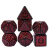 Dobbelstenen Set - Druid Red (7-delig)