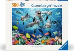 Dolfijnen in het Koraalrif Puzzel (500 stukjes)