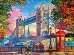 Dominic Davison - Clearing Skies Over Tower Bridge Puzzel (1000 stukjes)