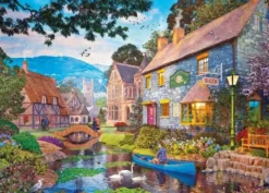 Dominic Davison - Tea on the River Puzzel (1000 stukjes)