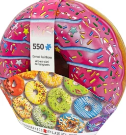 Donut Rainbow Tin Puzzel (550 stukjes)
