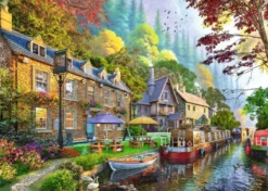 Down Lane Nn 6 - Canal Side Lane Puzzel (1000 stukjes)