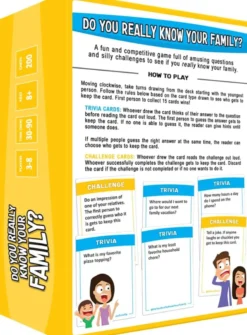 Do You Really Know Your Family? - Card Game