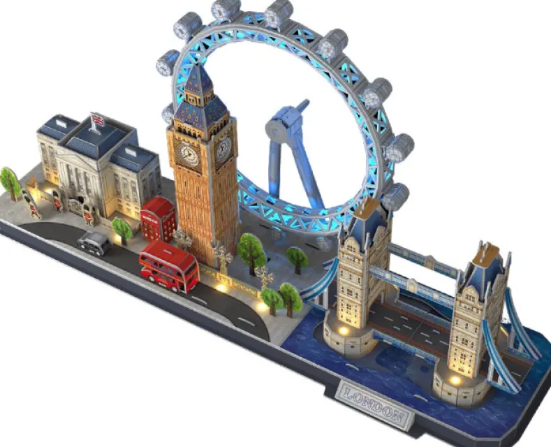 3D Puzzel - City Line London LED (107 stukjes)