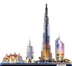 3D Puzzel - Dubai LED (182 stukjes)