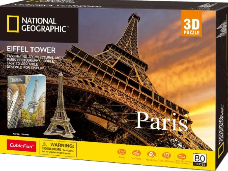 3D Puzzel - Eiffel Tower (80 stukjes)