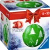 3D Puzzel - Kerstbal Groen (54 stukjes)